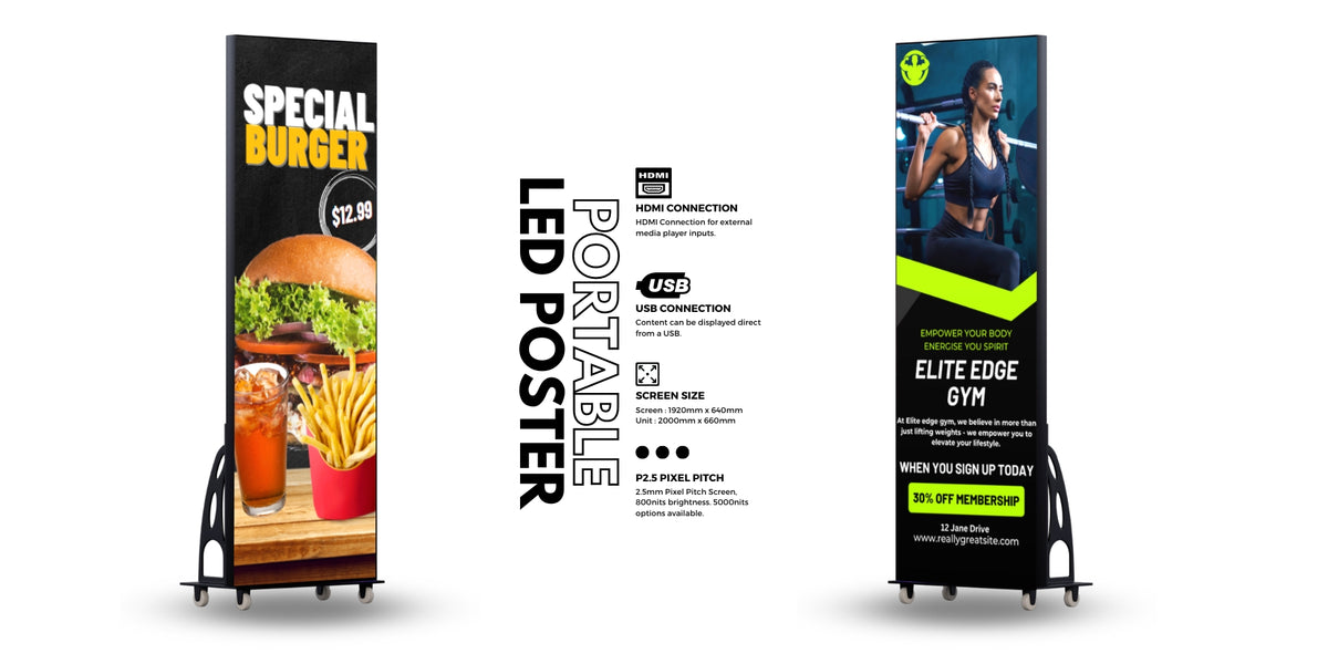 AVIP Portable LED Poster Display